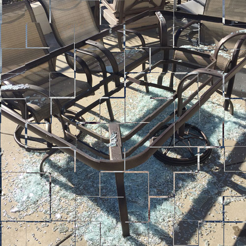 Broken Table Glass Broken Table Glass