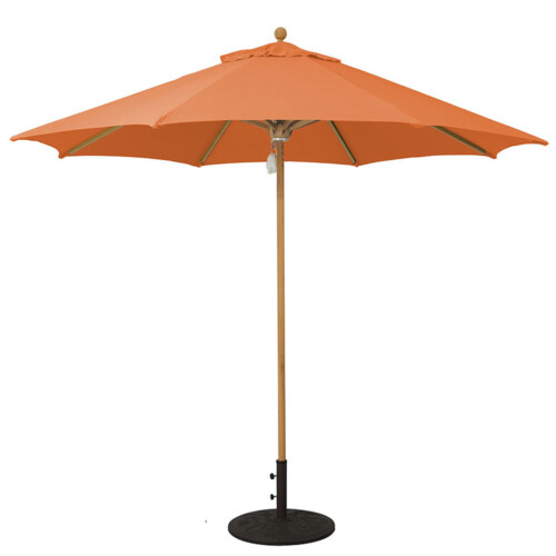 Teak Market Umbrella