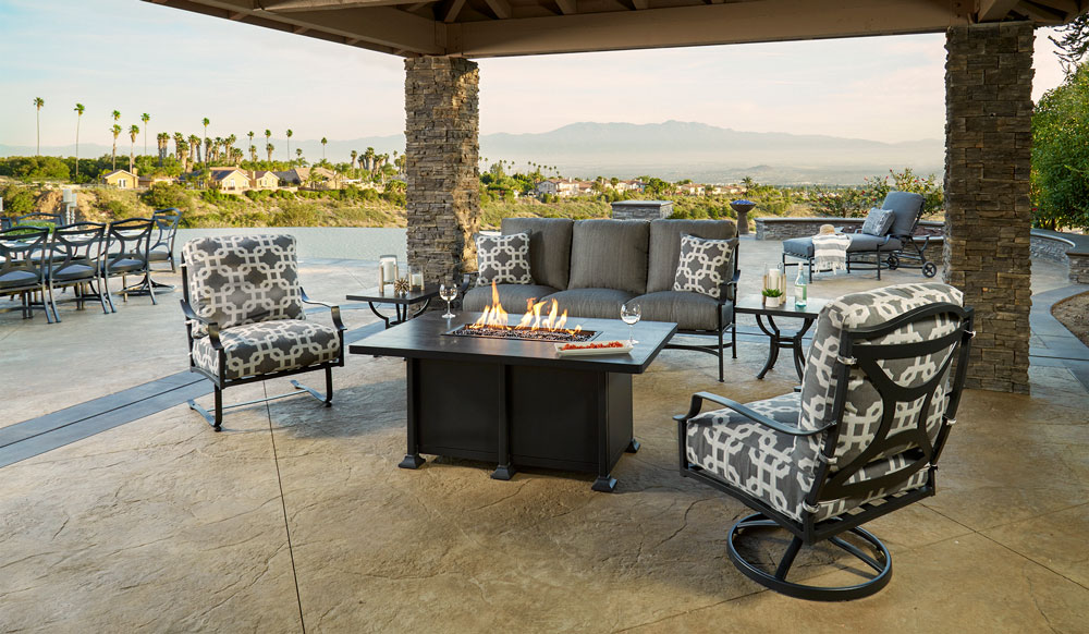 O.W. Lee Fire Table and Madison Outdoor Seating O.W. Lee Fire Table and Madison Outdoor Seating