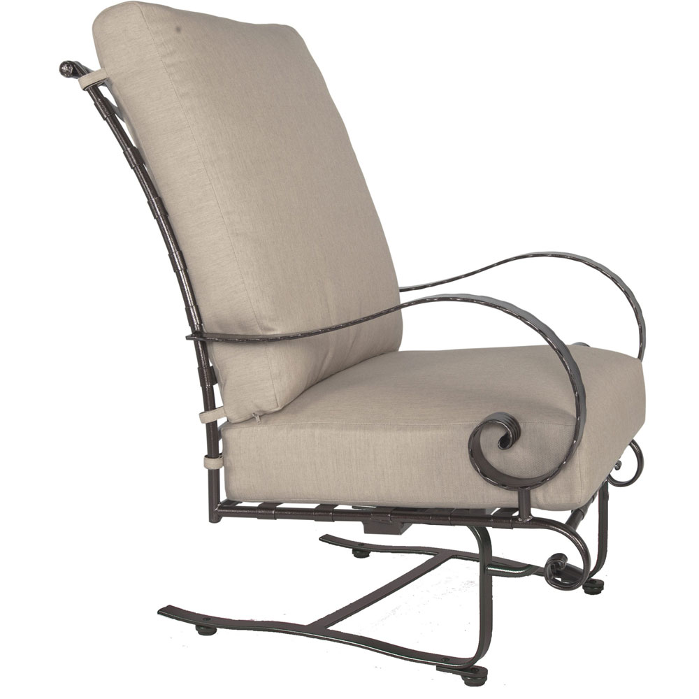 Classico-W High-Back Spring Base Lounge Chair - Patio Furniture