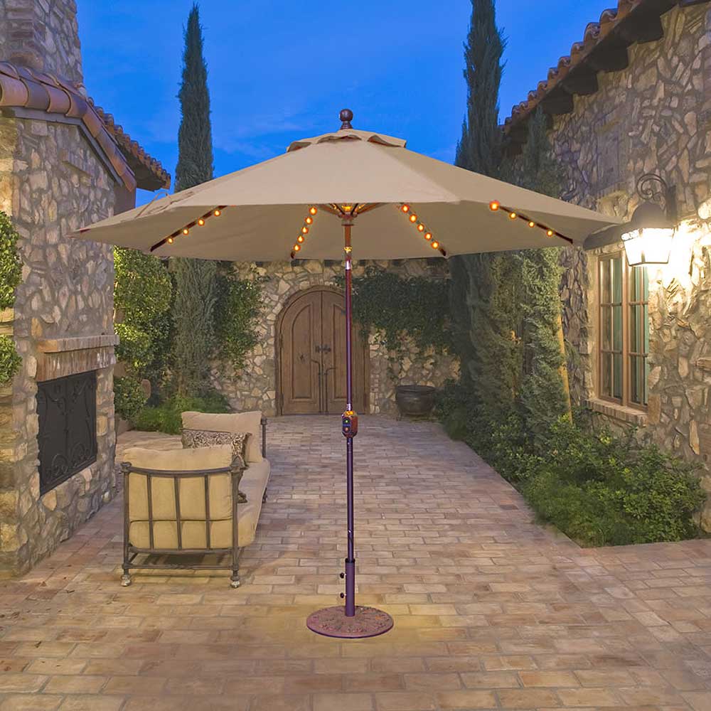 abba patio 11ft patio offset hanging umbrella Abba Patio Compact Base for Cantilever Umbrella