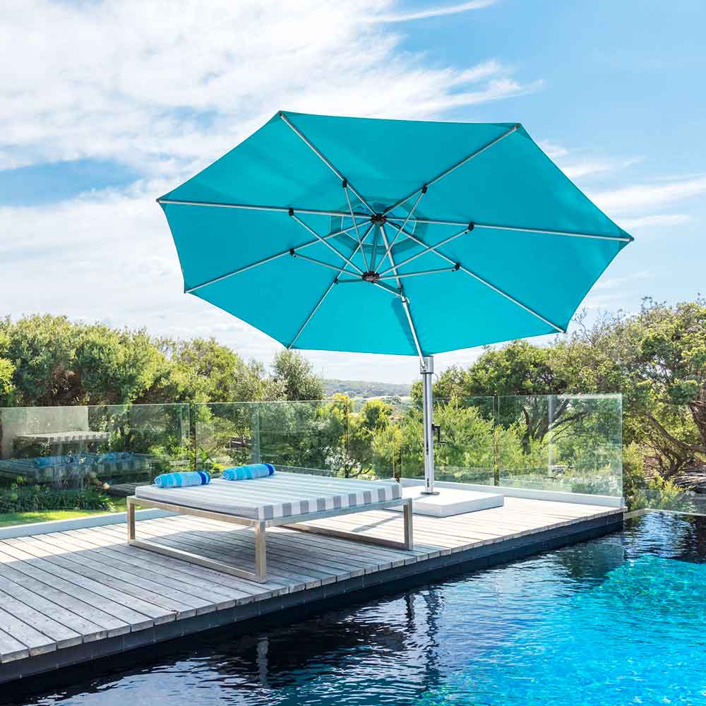 Eclipse 13' Crank Lift Infinity Tilt Cantilever Umbrella - Image 5