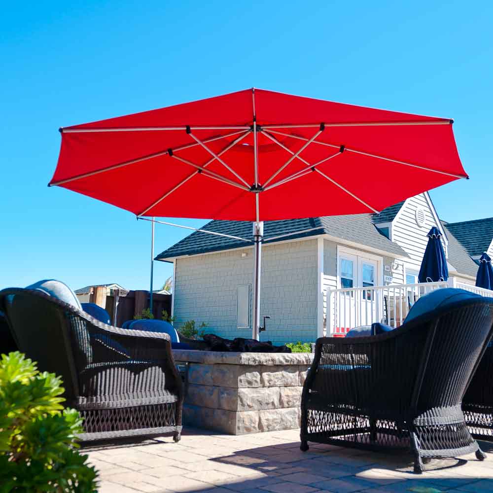 Eclipse 13' Crank Lift Infinity Tilt Cantilever Umbrella - Image 4